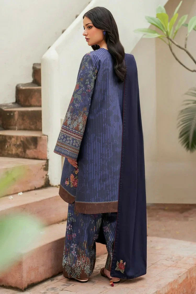 Picture of Jazmin - Winter Prints Vol 3 - EMBROIDERED PREMIUM VISCOSE UW-0119 - Unstitched - Available at Raja Sahib