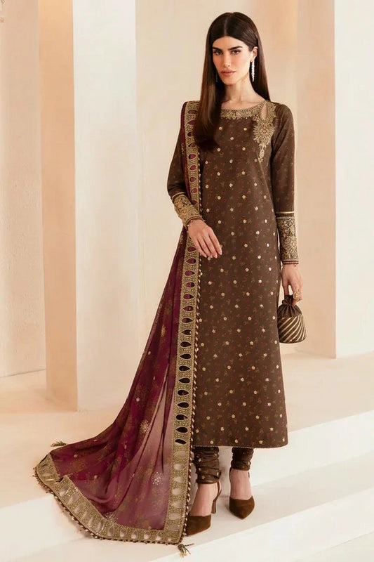 Picture of Jazmin - Raw Silk Collection - Premium Embroidered Raw Silk UR-7043 - Unstitched - Available at Raja Sahib