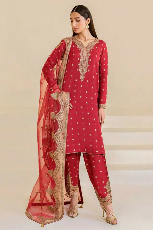 Picture of Jazmin - Raw Silk Collection - Embroidered Raw Silk UR-7047 - Unstitched - Available at Raja Sahib