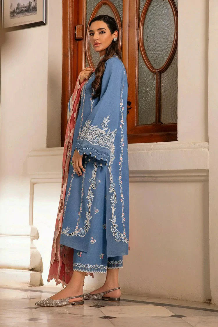 Picture of Crimson - Aaleen Winter Collection - 04 Modern Memsaab - Unstitched - Available at Raja Sahib