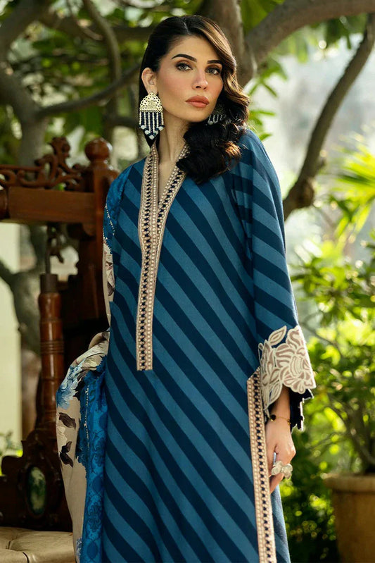 Picture of Zainab Chottani - Winter Shawl Collection - ALYANA-D1 - Unstitched - Available at Raja Sahib