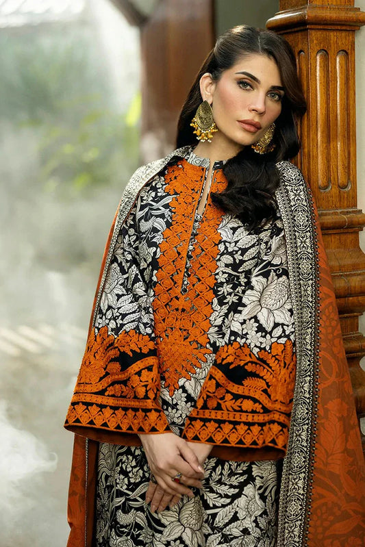 Picture of Zainab Chottani - Winter Shawl Collection - MYSHA-D6 - Unstitched - Available at Raja Sahib