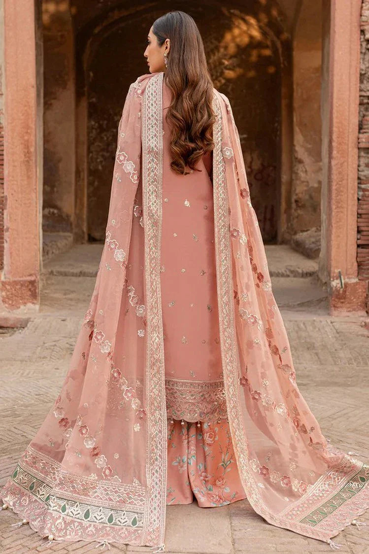 Picture of Farasha - Ritzier Luxury Chiffon Collection - 06-PEACH BELL - Unstitched - Available at Raja Sahib