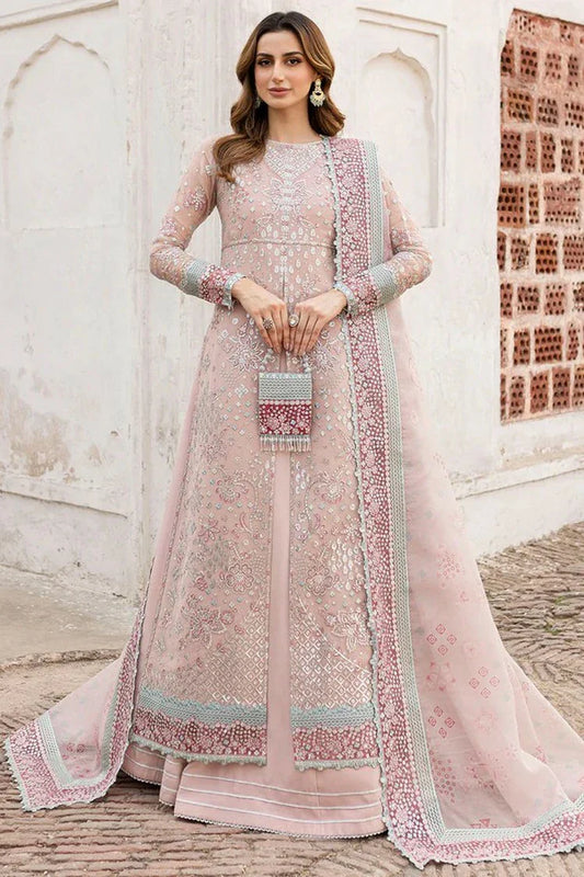 Picture of Farasha - Ritzier Luxury Chiffon Collection - 09-SATIN ROSE - Unstitched - Available at Raja Sahib