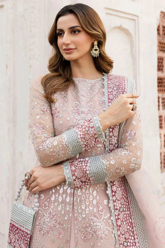 Picture of Farasha - Ritzier Luxury Chiffon Collection - 09-SATIN ROSE - Unstitched - Available at Raja Sahib