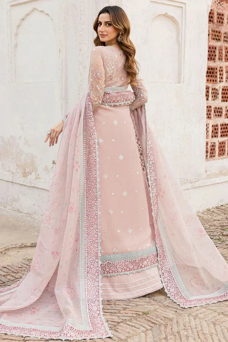 Picture of Farasha - Ritzier Luxury Chiffon Collection - 09-SATIN ROSE - Unstitched - Available at Raja Sahib