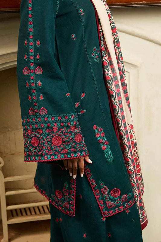 Picture of Hussain Rehar - Jugnu Autumn Winter Edit 2 - 06 MARINA - Unstitched - Available at Raja Sahib