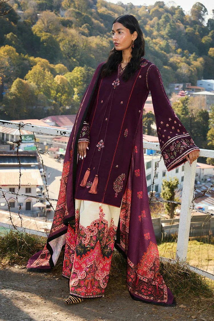 Picture of Hussain Rehar - Jugnu Autumn Winter Edit 2 - 07 AMETHYST - Unstitched - Available at Raja Sahib