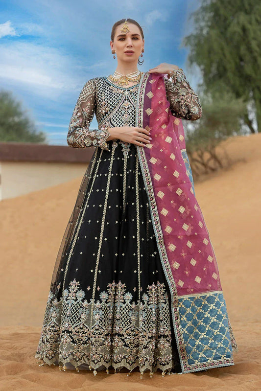 Picture of Kara - Luxe ll Luxury Collection - 04 Midnight Noir - Unstitched - Available at Raja Sahib