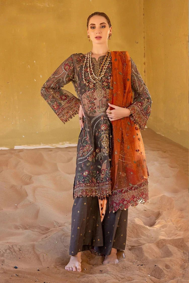 Picture of Kara - Luxe ll Luxury Collection - 07 Mocha Melody - Unstitched - Available at Raja Sahib