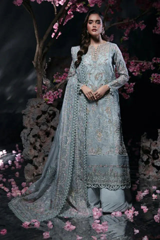 Picture of Florent - Reve De Luxe Wedding Formals - 02 MINT MIST - Unstitched - Available at Raja Sahib