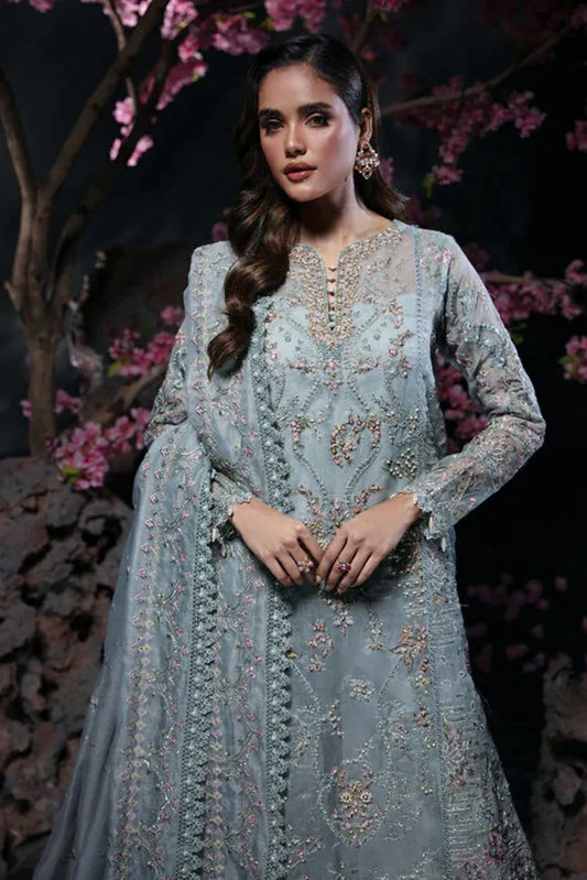 Picture of Florent - Reve De Luxe Wedding Formals - 02 MINT MIST - Unstitched - Available at Raja Sahib