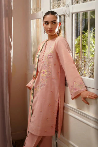 Picture of Sahar - Print Edit Fall Collection - 01 Pink Peony - Unstitched - Available at Raja Sahib