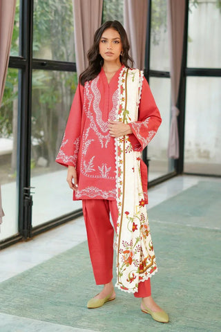 Picture of Sahar - Print Edit Fall Collection - 03 Sunset Rust - Unstitched - Available at Raja Sahib