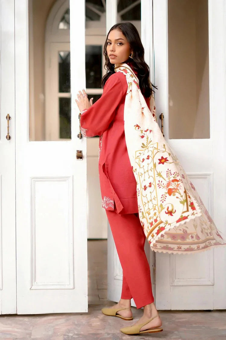 Picture of Sahar - Print Edit Fall Collection - 03 Sunset Rust - Unstitched - Available at Raja Sahib