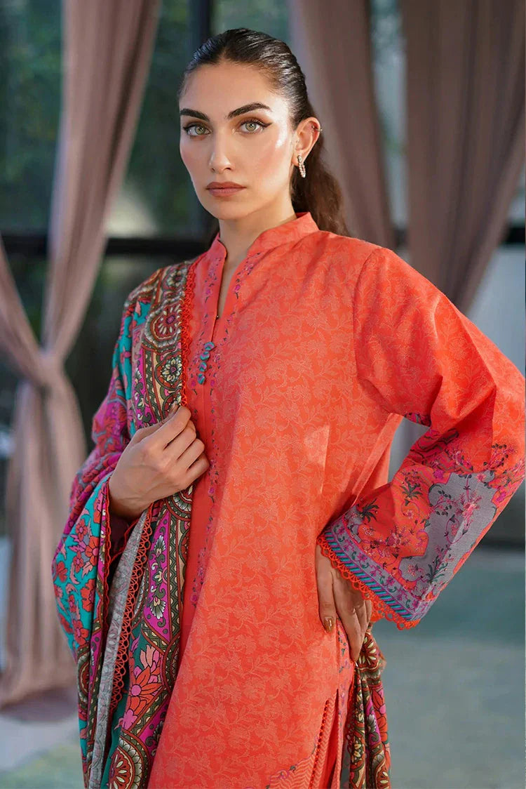 Picture of Sahar - Digital Print Khaddar Collection Vol 2 - 01 Marmalade Muse - Unstitched - Available at Raja Sahib