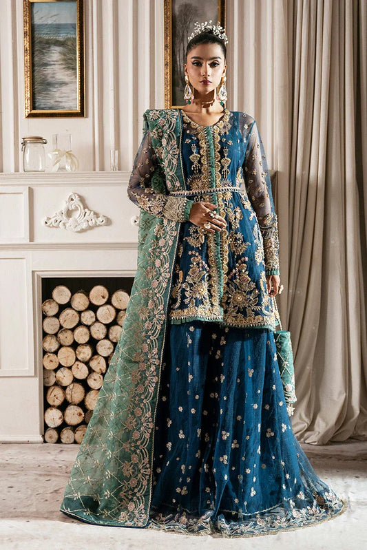 Picture of Inayat - Luxury Wedding Formals - 06 REGAL SAPPHIRE - Unstitched - Available at Raja Sahib