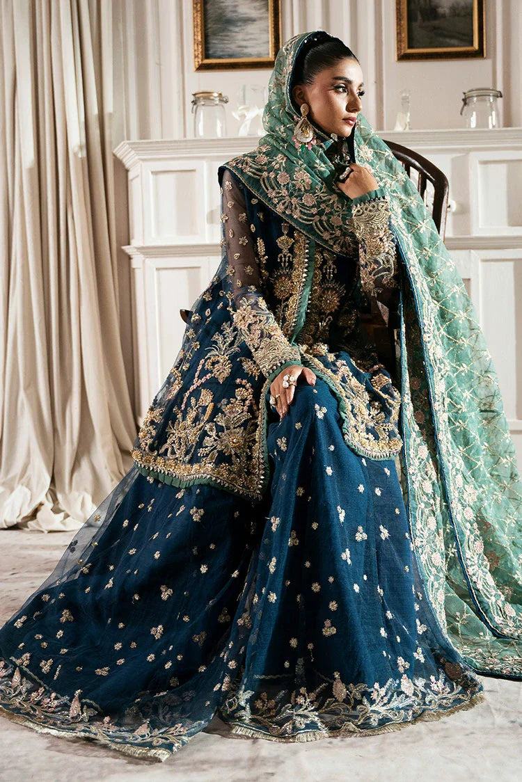 Picture of Inayat - Luxury Wedding Formals - 06 REGAL SAPPHIRE - Unstitched - Available at Raja Sahib