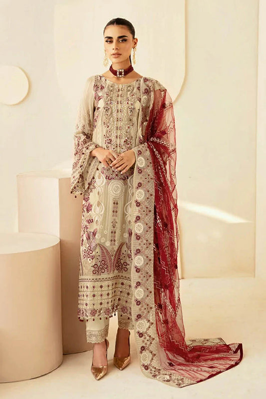 Picture of Ramsha - Dastoor Chiffon Collection Vol 1 - P-103 - Unstitched - Available at Raja Sahib