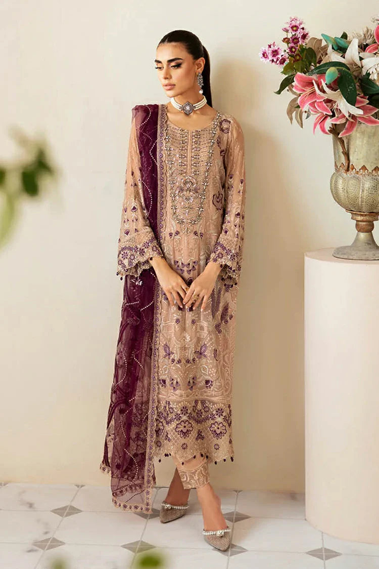 Picture of Ramsha - Dastoor Chiffon Collection Vol 1 - P-106 - Unstitched - Available at Raja Sahib