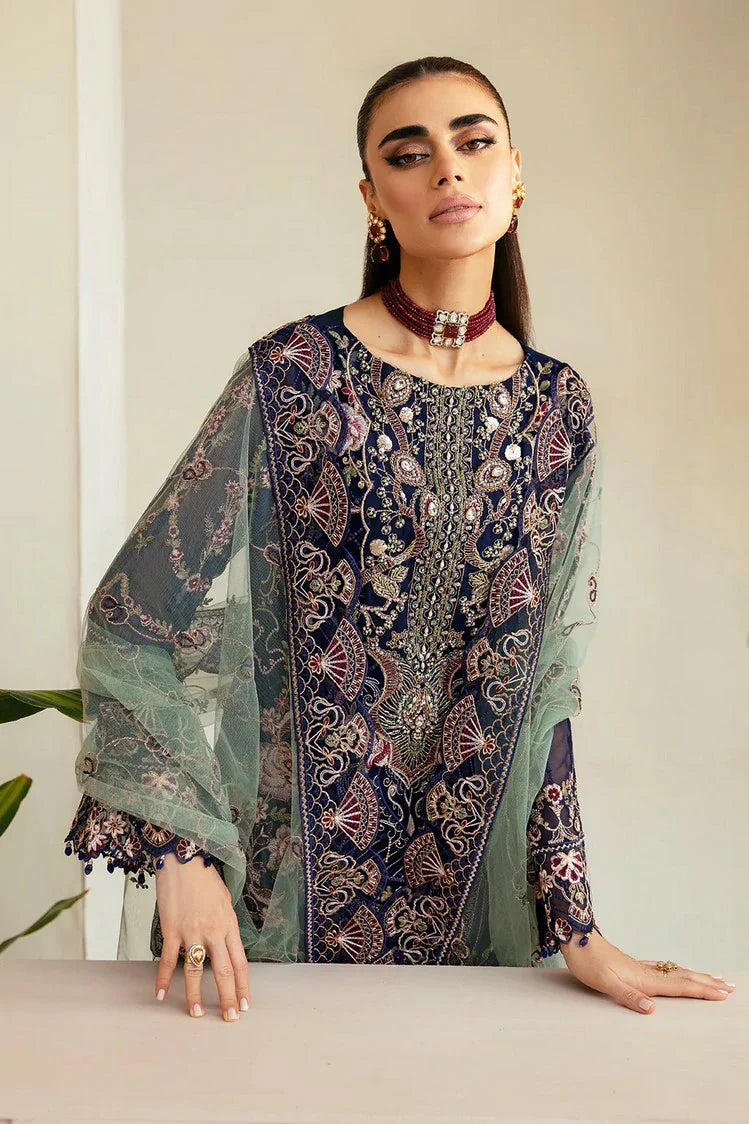 Picture of Ramsha - Dastoor Chiffon Collection Vol 1 - P-110 - Unstitched - Available at Raja Sahib