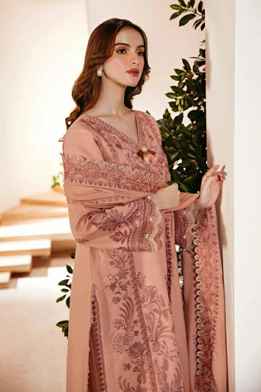 Picture of Florent - Shades of Winter Embroidered Shawl Series - FSW-1A - Unstitched - Available at Raja Sahib