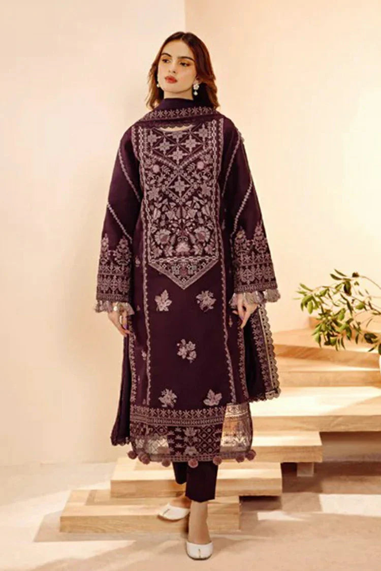 Picture of Florent - Shades of Winter Embroidered Shawl Series - FSW-2A - Unstitched - Available at Raja Sahib