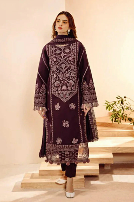 Picture of Florent - Shades of Winter Embroidered Shawl Series - FSW-2A - Unstitched - Available at Raja Sahib