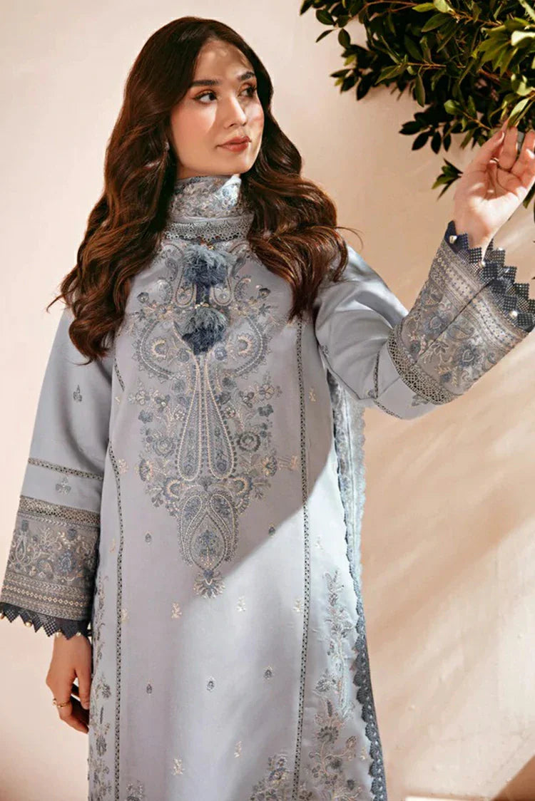 Picture of Florent - Shades of Winter Embroidered Shawl Series - FSW-5A - Unstitched - Available at Raja Sahib