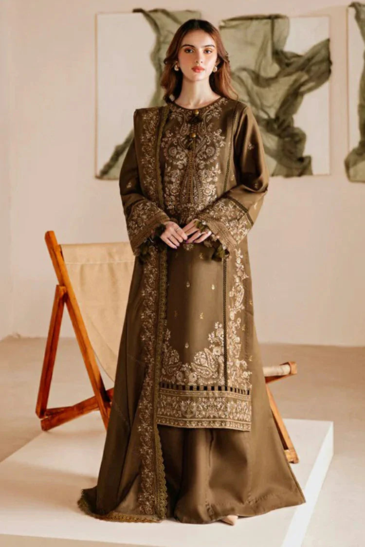 Picture of Florent - Shades of Winter Embroidered Shawl Series - FSW-5B - Unstitched - Available at Raja Sahib