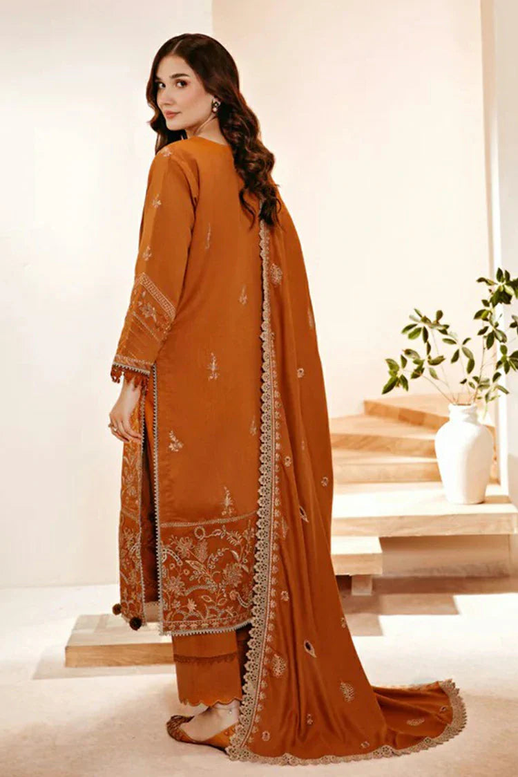 Picture of Florent - Shades of Winter Embroidered Shawl Series - FSW-7 - Unstitched - Available at Raja Sahib