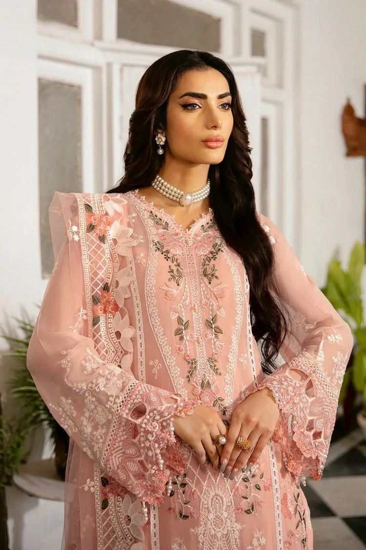 Picture of Ramsha - Dastak Luxury Chiffon Collection Vol 1 - Q-101 - Unstitched - Available at Raja Sahib