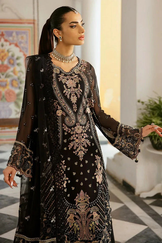 Picture of Ramsha - Dastak Luxury Chiffon Collection Vol 1 - Q-106 - Unstitched - Available at Raja Sahib