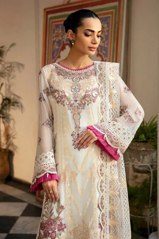 Picture of Ramsha - Dastak Luxury Chiffon Collection Vol 1 - Q-107 - Unstitched - Available at Raja Sahib