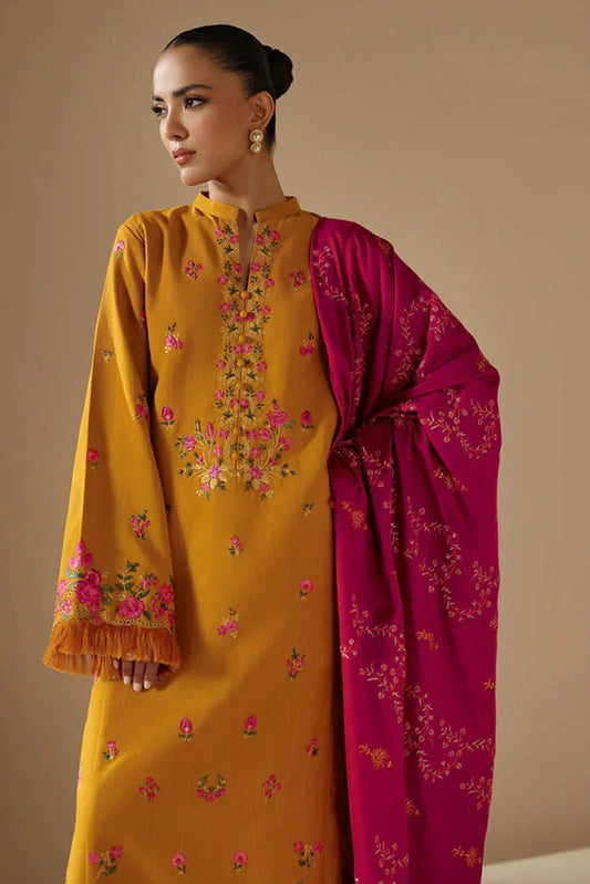 Picture of Rajbari - Nissa Embroidered Shawl Edit - Design 12 - Unstitched - Available at Raja Sahib