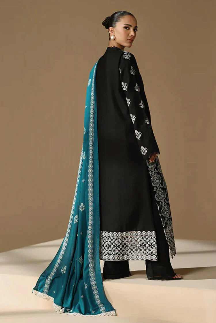 Picture of Rajbari - Nissa Embroidered Shawl Edit - Design 04 - Unstitched - Available at Raja Sahib