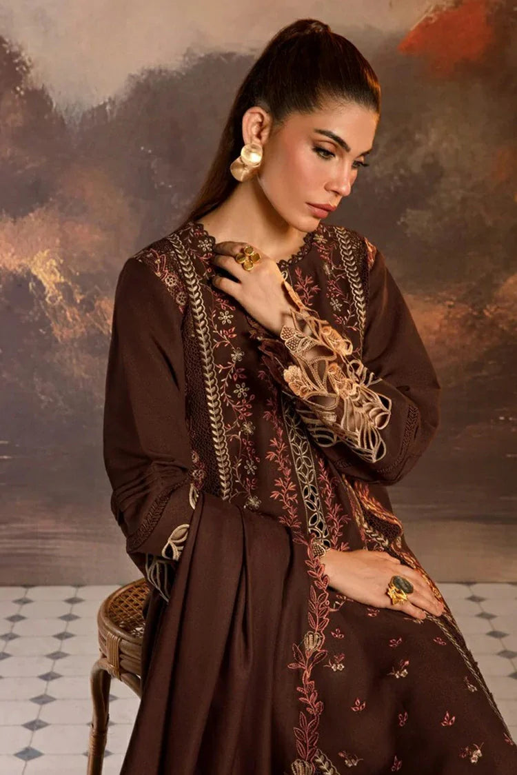 Picture of Rang Rasiya - Premium Winter Edit - 07 Hot Choclate - Unstitched - Available at Raja Sahib