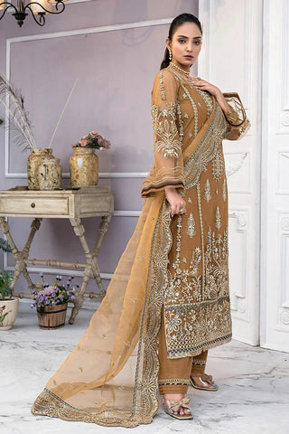 Picture of Suveez - Qalb Luxury Collection Vol 6 - 03 Ziba - Unstitched - Available at Raja Sahib