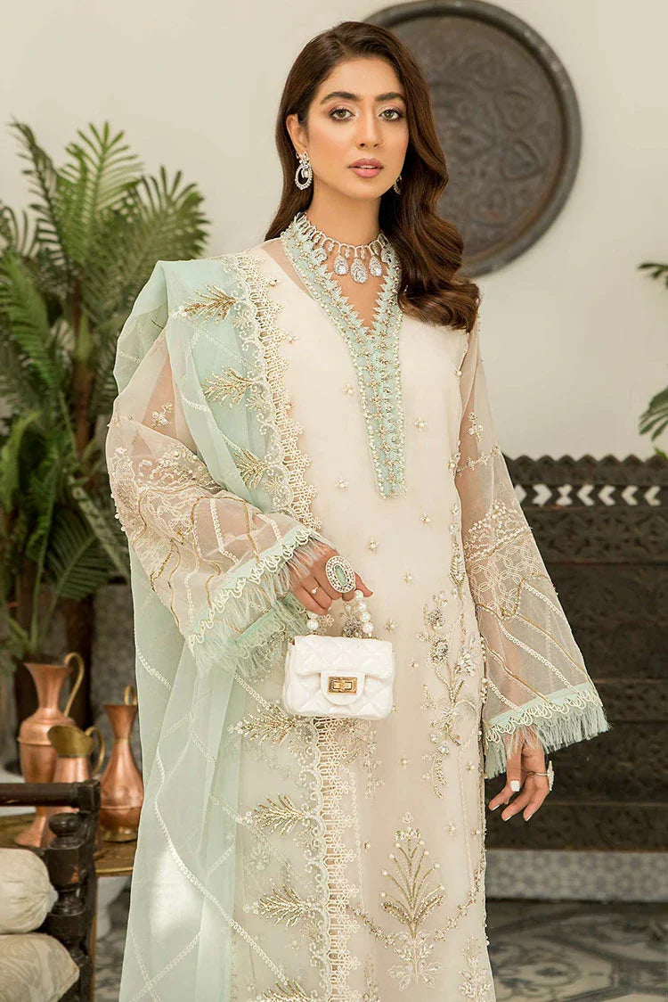 Picture of Suveez - Qalb Luxury Collection Vol 6 - 07 NOORAH - Unstitched - Available at Raja Sahib