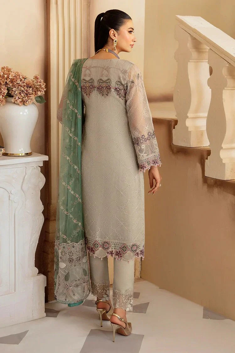 Picture of Ramsha - Minhal Embroidered Organza Collection Vol 12 - M-1202 - Unstitched - Available at Raja Sahib