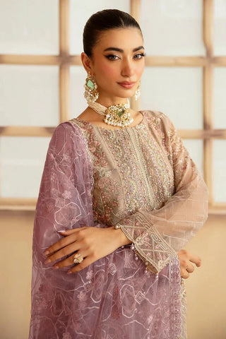 Picture of Ramsha - Minhal Embroidered Organza Collection Vol 12 - M-1206 - Unstitched - Available at Raja Sahib