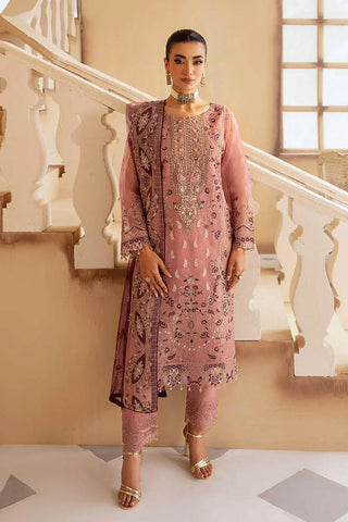 Picture of Ramsha - Minhal Embroidered Organza Collection Vol 12 - M-1210 - Unstitched - Available at Raja Sahib