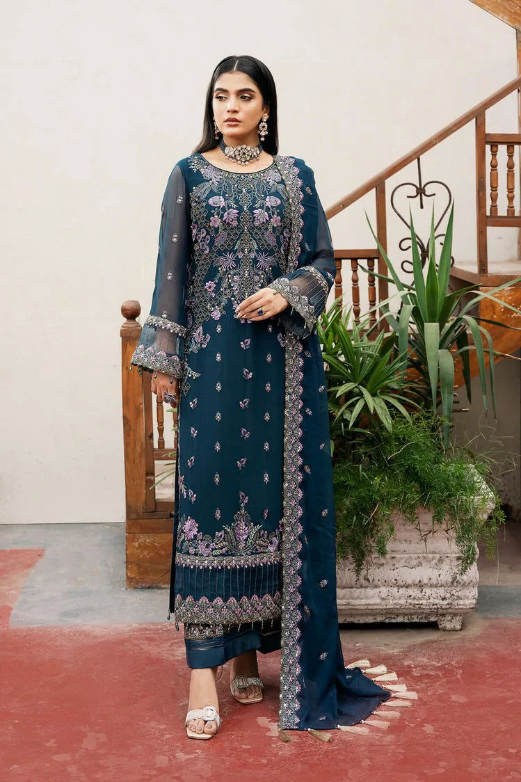 Picture of Serene - Sitarah Luxury Chiffon Collection - I-212 Chamak - Unstitched - Available at Raja Sahib