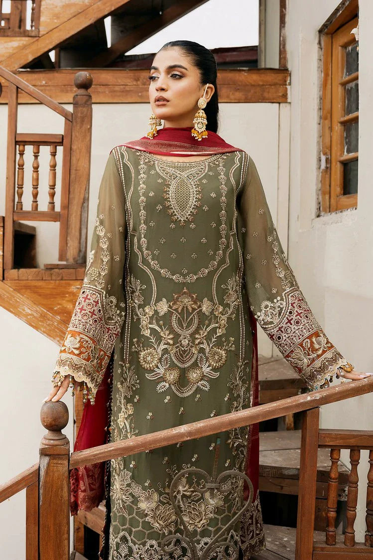 Picture of Serene - Sitarah Luxury Chiffon Collection - I-214 Chaandni - Unstitched - Available at Raja Sahib