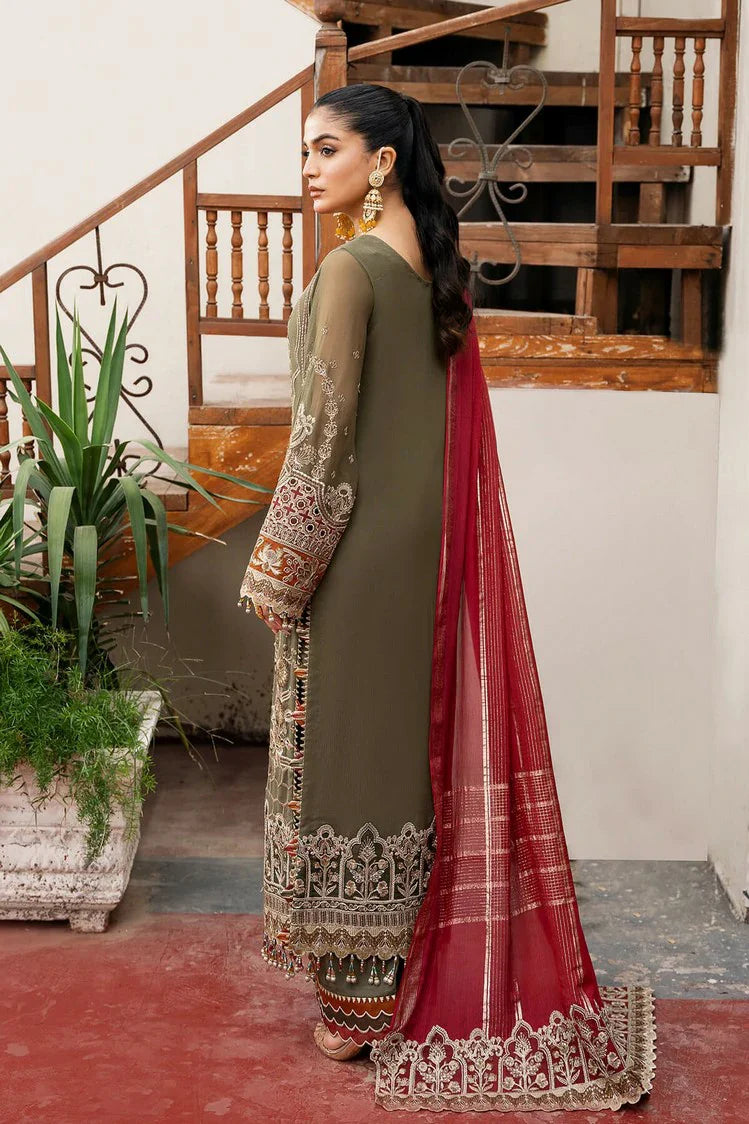 Picture of Serene - Sitarah Luxury Chiffon Collection - I-214 Chaandni - Unstitched - Available at Raja Sahib