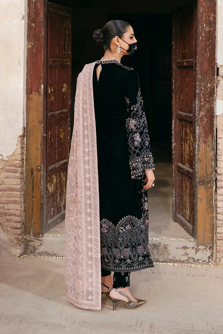 Picture of Flossie - Siara Velvet Formals - V-103 - Unstitched - Available at Raja Sahib