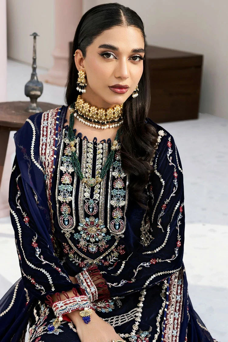 Picture of Zebtan - Andaz E Makhmal Wedding Collection - ZAM-11 - Unstitched - Available at Raja Sahib