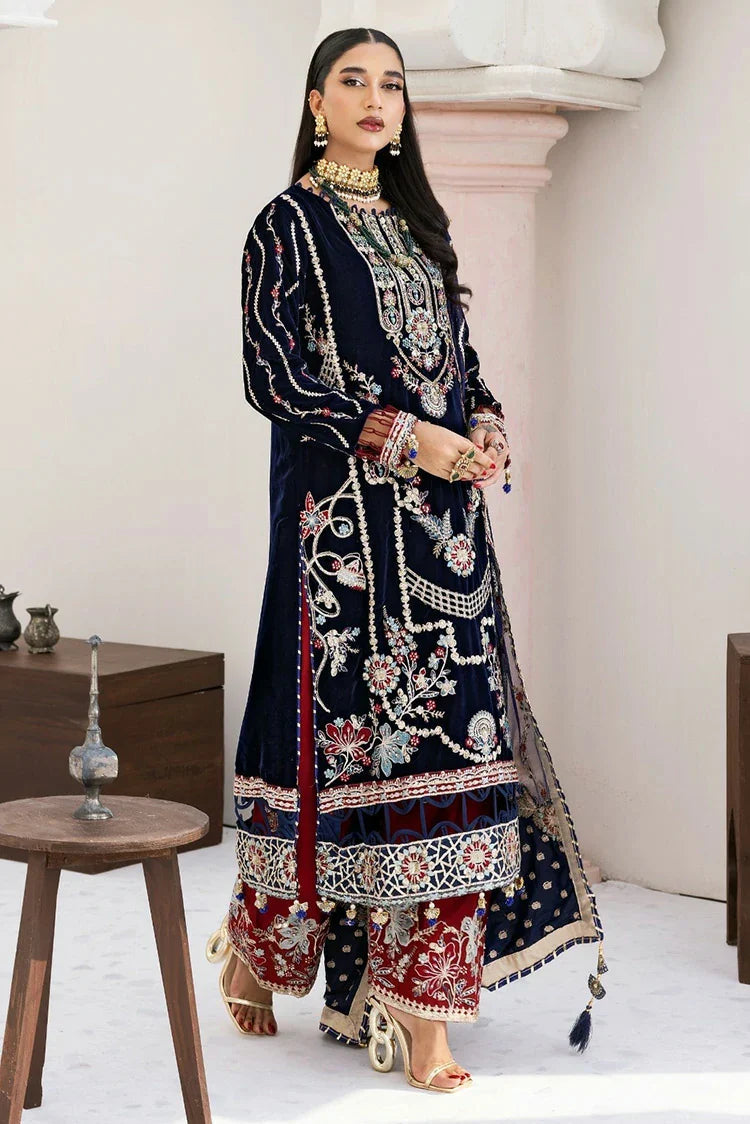 Picture of Zebtan - Andaz E Makhmal Wedding Collection - ZAM-11 - Unstitched - Available at Raja Sahib