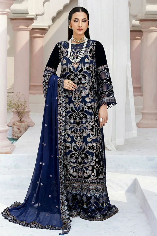 Zebtan - Andaz E Makhmal Wedding Collection - ZAM-01 - Unstitched