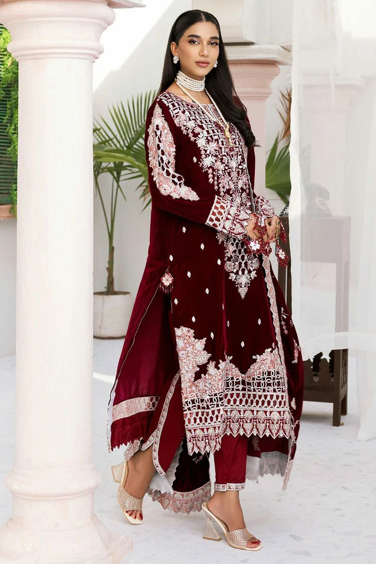 Picture of Zebtan - Andaz E Makhmal Wedding Collection - ZAM-06 - Unstitched - Available at Raja Sahib